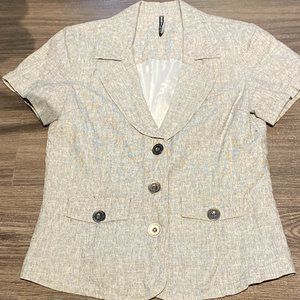 Grey Lois Original Brand Blazer, Size Small